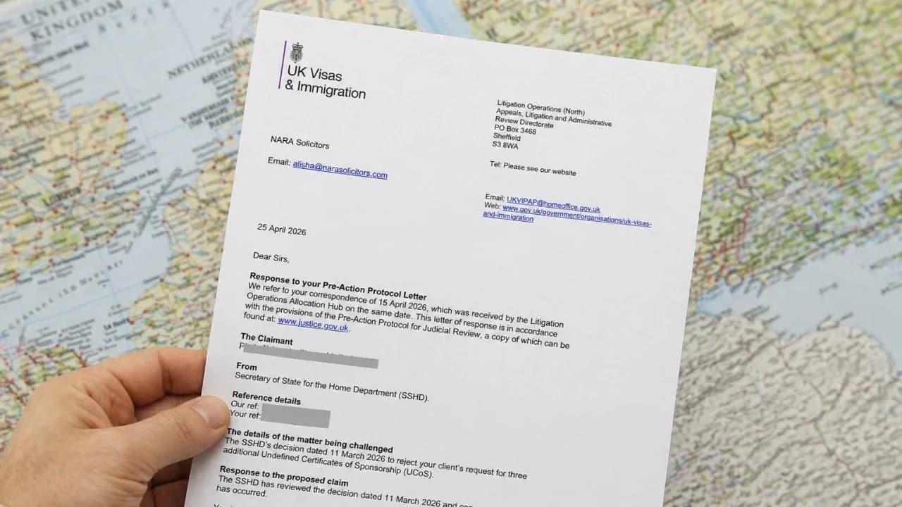 UCoS Refusal Overturned via PAP After Home Office Admits Error
