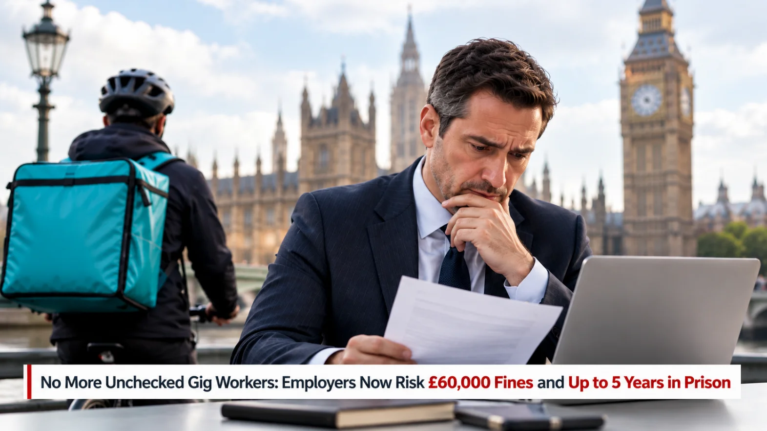 No More Unchecked Gig Workers: Employers Now Risk £60,000 Fines and Up to 5 Years in Prison