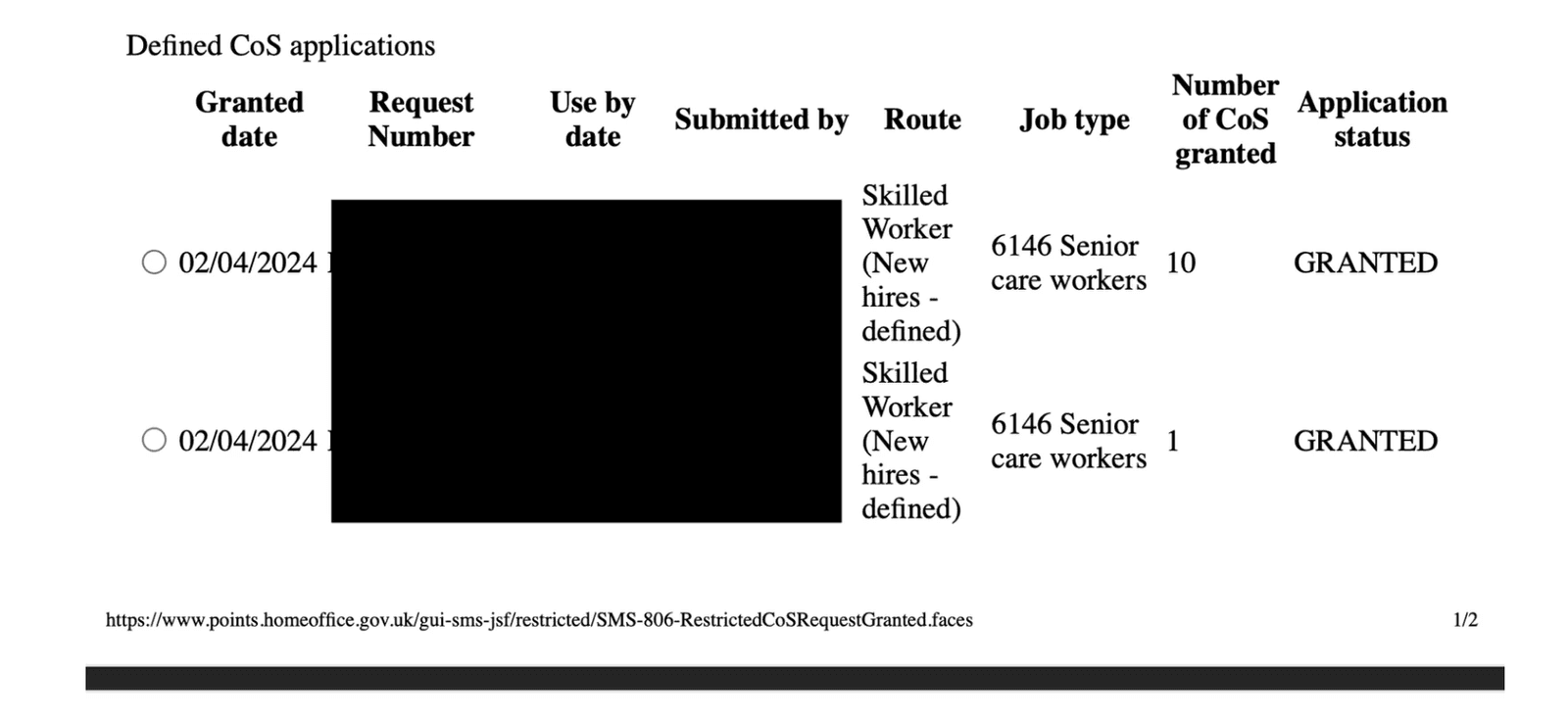 26 Defined COS Acquired for Domiciliary Care Provider in Last-Minute Triumph