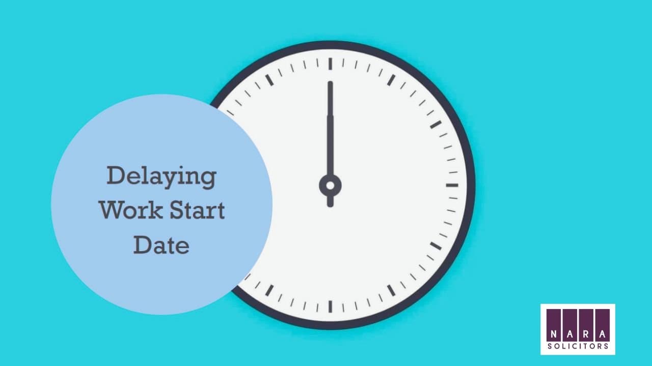 Delayed Work Start Date: A Critical Responsibility for Employers