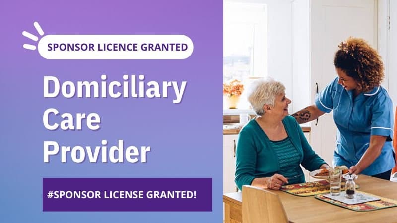 Sponsorship Licence Granted for Domiciliary Care Provider