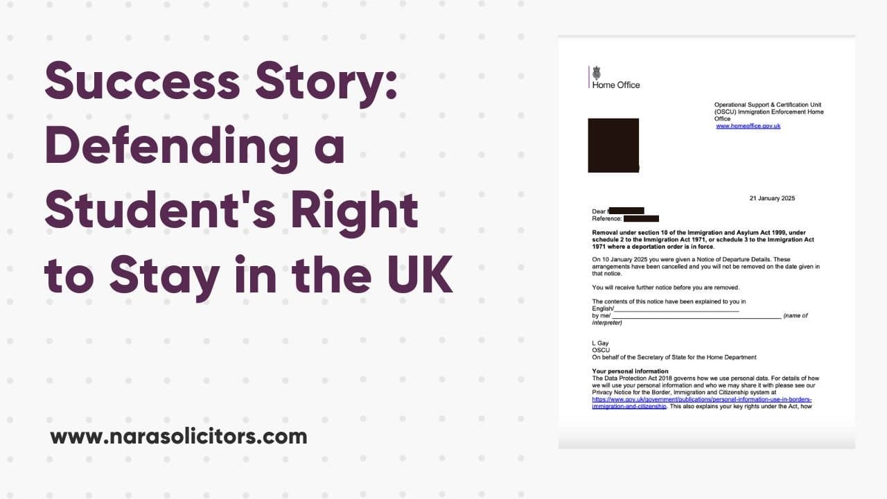 Success Story: Defending a Student's Right to Stay in the UK