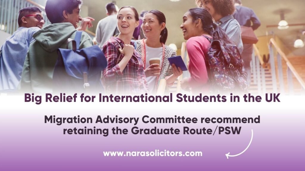 Big Relief for International Students - Migration Advisory Committee ...