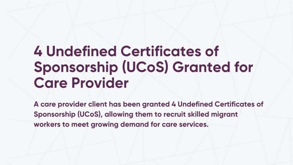 ucos for care provider